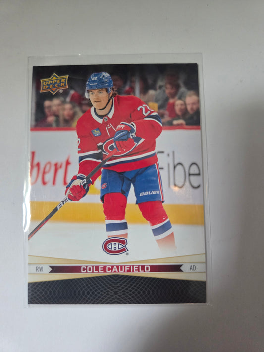 Cole Caufield/Kirby Dach Upper Deck Tim Hortons #3 [Montreal Canadians]