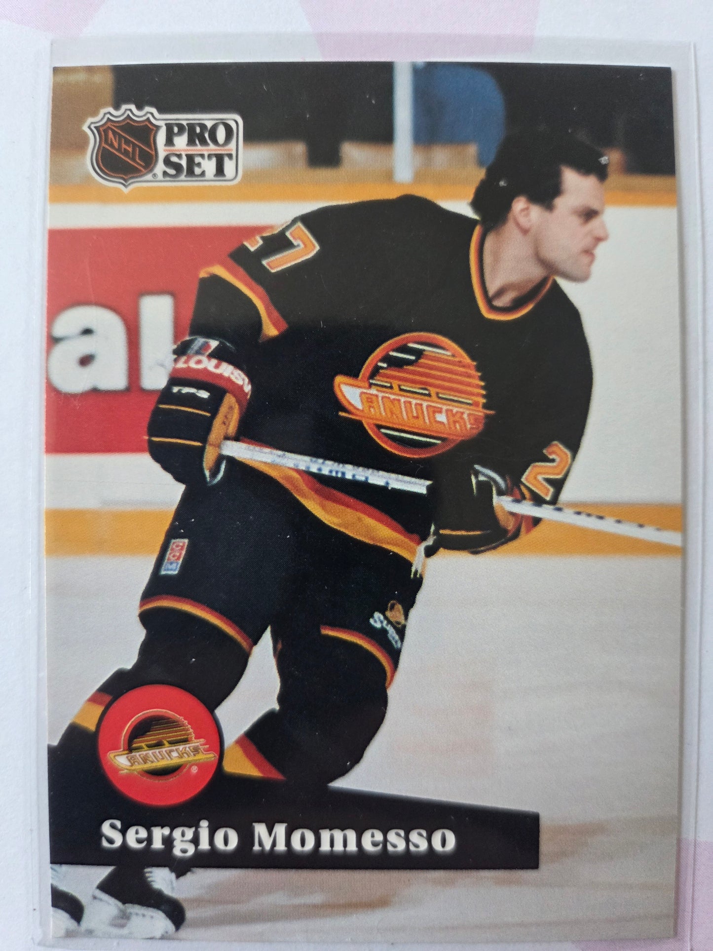 Sergio Momesso French NHL Pro Set #242 [Vancouver Canucks]