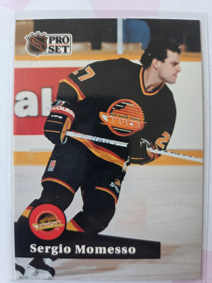 Sergio Momesso French NHL Pro Set #242 [Vancouver Canucks]