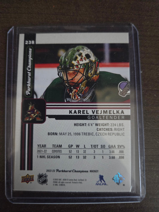 Karel Vejmelka Parkhurst Champions Veteran #238 [Arizona Phoenix Coyotes]
