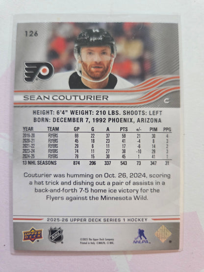 Sean Couturier Upper Deck Series 1 #126 [Philadelphia Flyers]