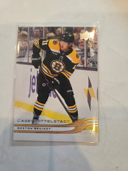 Casey Mittelstadt Upper Deck Series 2 #261 [Boston Bruins]