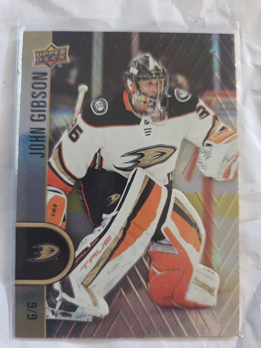 John Gibson Tim Hortons Upper Deck #65 [Anaheim Ducks]