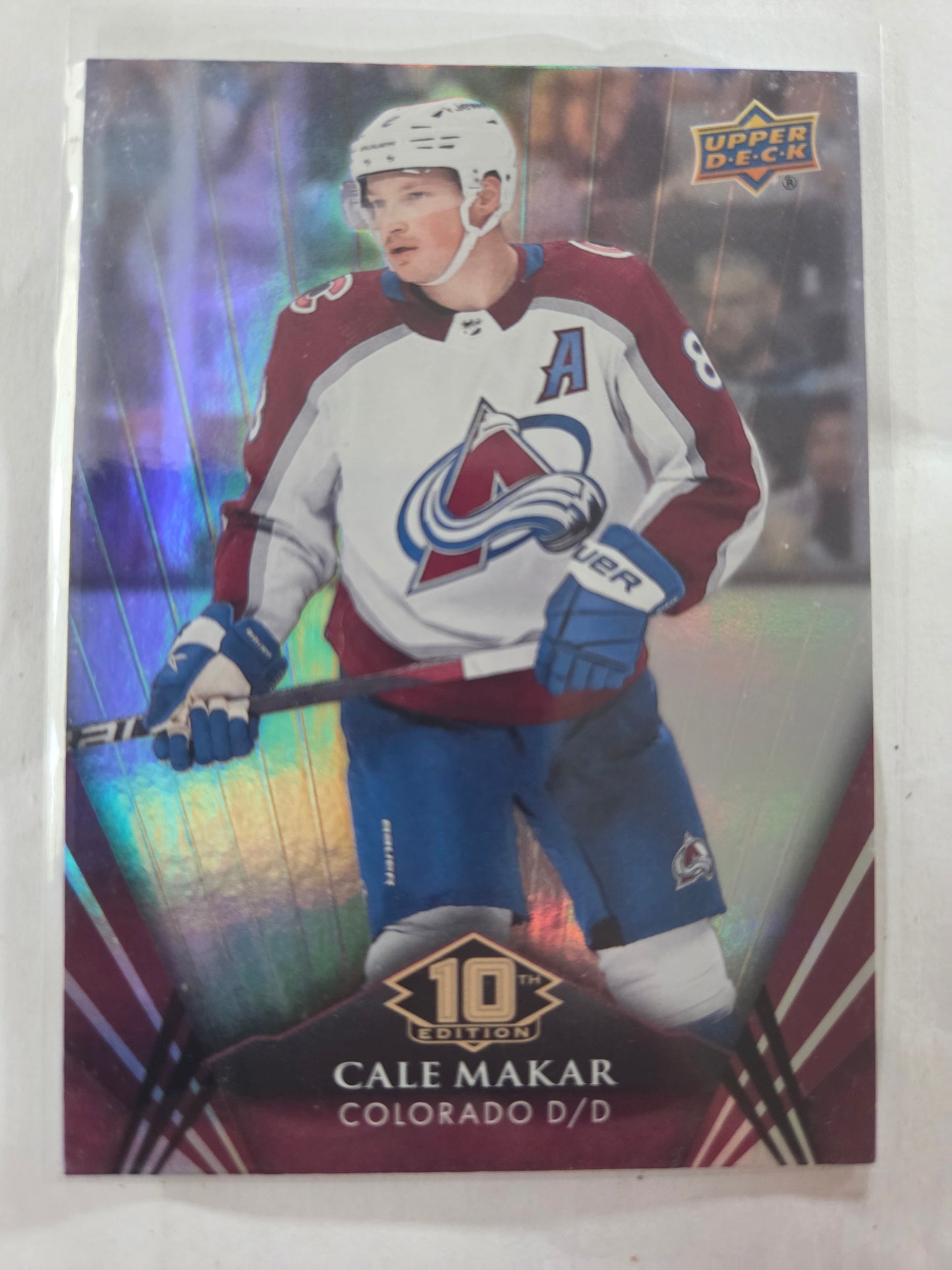 Cale Makar Upper Deck 10th Edition #2 [Colorado Avalanche]
