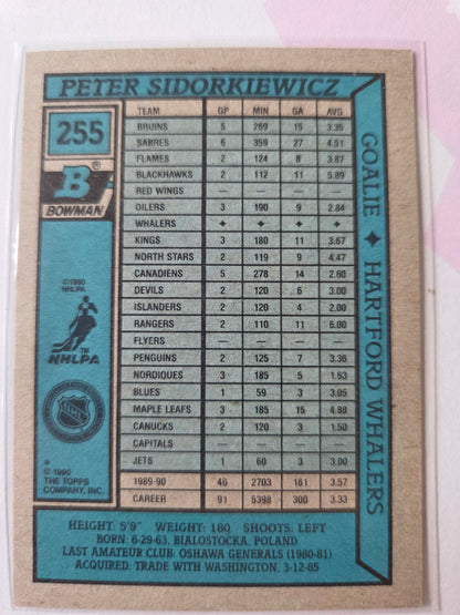 Peter Sidorkiewics Bowman #255 [Hartford Whalers]