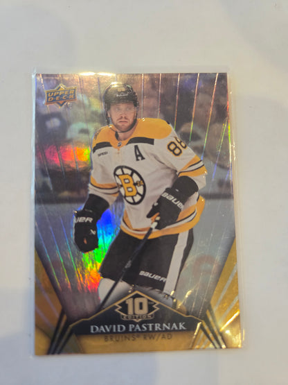 David Pastrnak Upper Deck 10th Edition #4 [Boston Bruins]