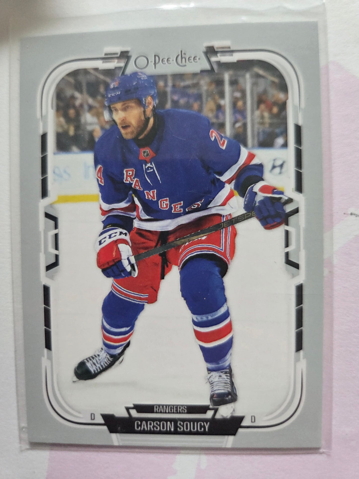 Carson Soucy O-Pee-Chee Hockey #423 [New York Rangers]