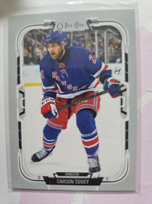 Carson Soucy O-Pee-Chee Hockey #423 [New York Rangers]