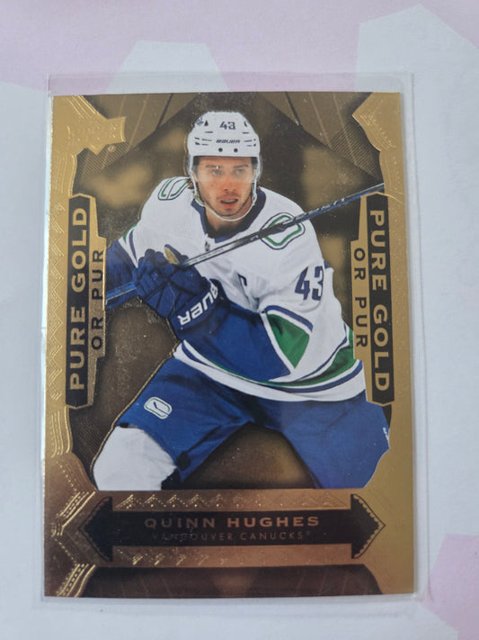 Quinn Hughes Upper Deck Pure Gold [Vancouver Canucks]