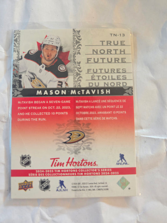 Mason McTavish Upper Deck True North Future [Anaheim Ducks]