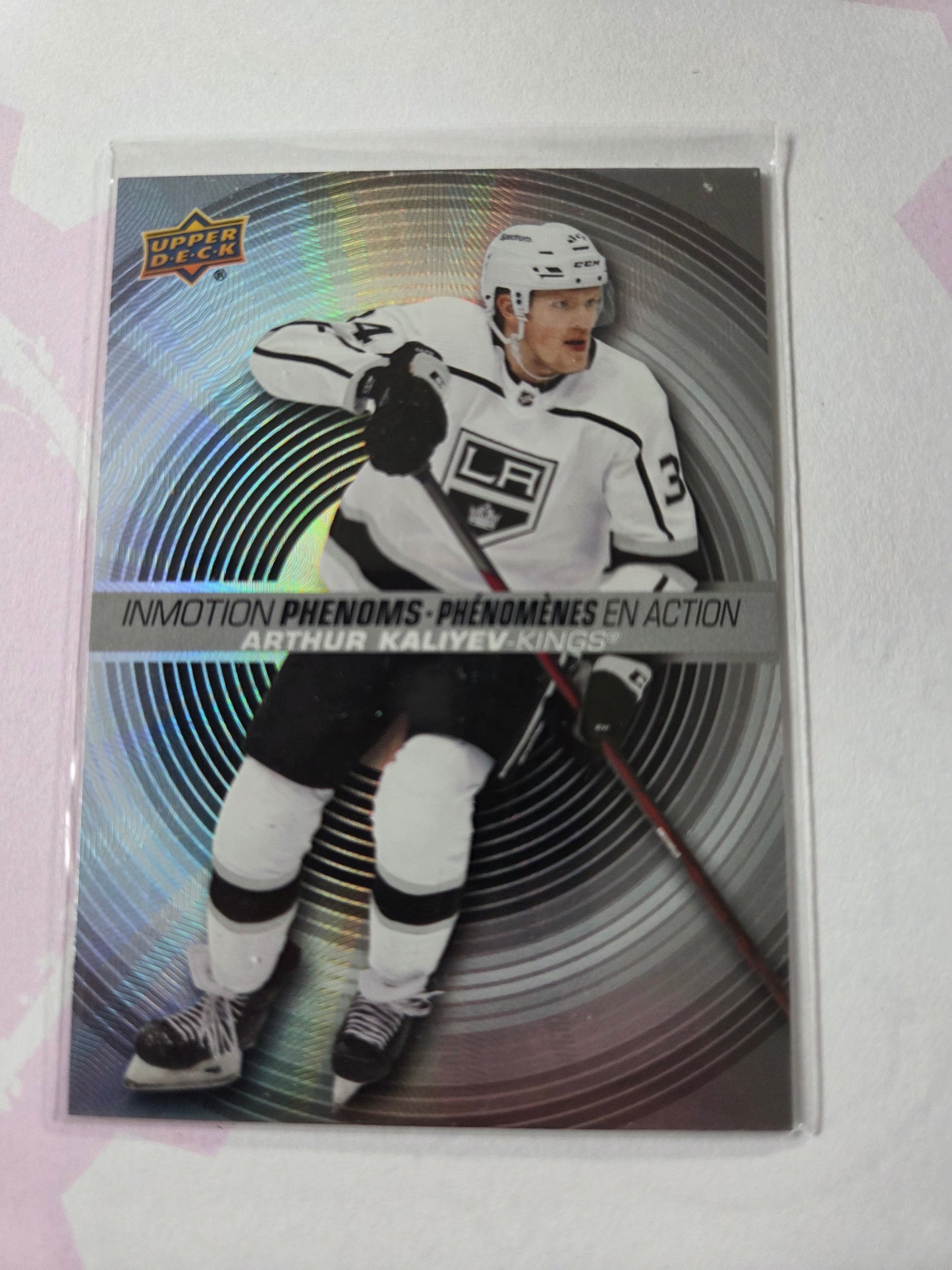 Arthur Kaliyev Upper Deck Inmotion Phenoms [Los Angeles Kings]