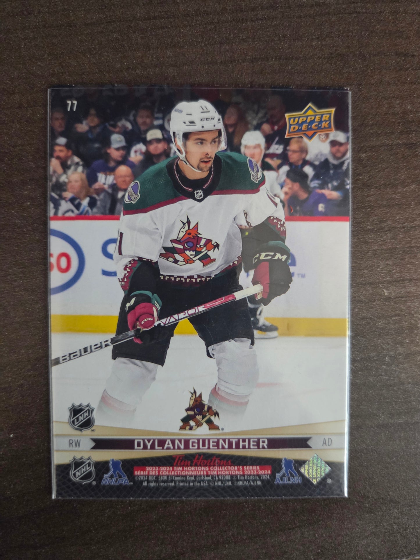 Dylan Guenther/Lawson Crouse Tim Hortons Upper Deck #77 [Arizona Phoenix Coyotes]