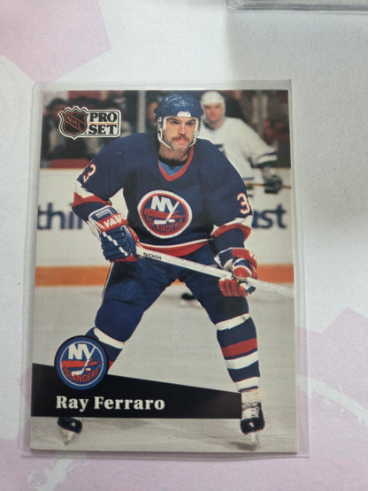 Ray Ferraro French NHL Pro Set #156 [New York Islanders]