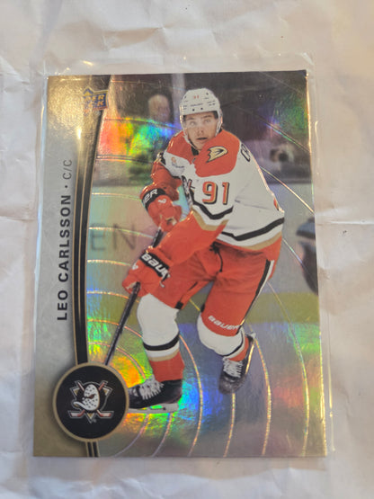 Leo Carlsson Tim Hortons Upper Deck #58 [Anaheim Ducks]