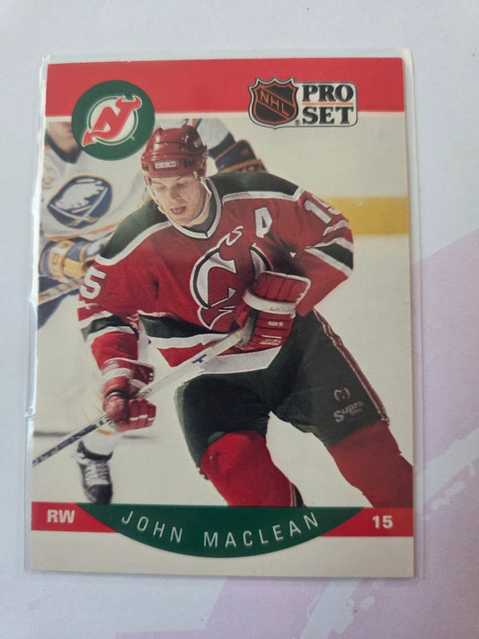 John MacLean NHL Pro Set #170 [New Jersey Devils]