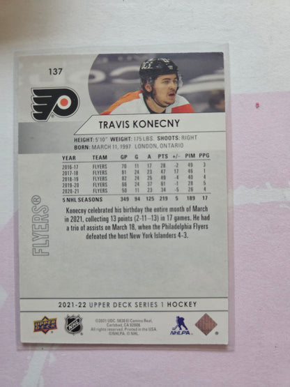 Travis Konecny Upper Deck Series 1 #137 [Philadelphia Flyers]