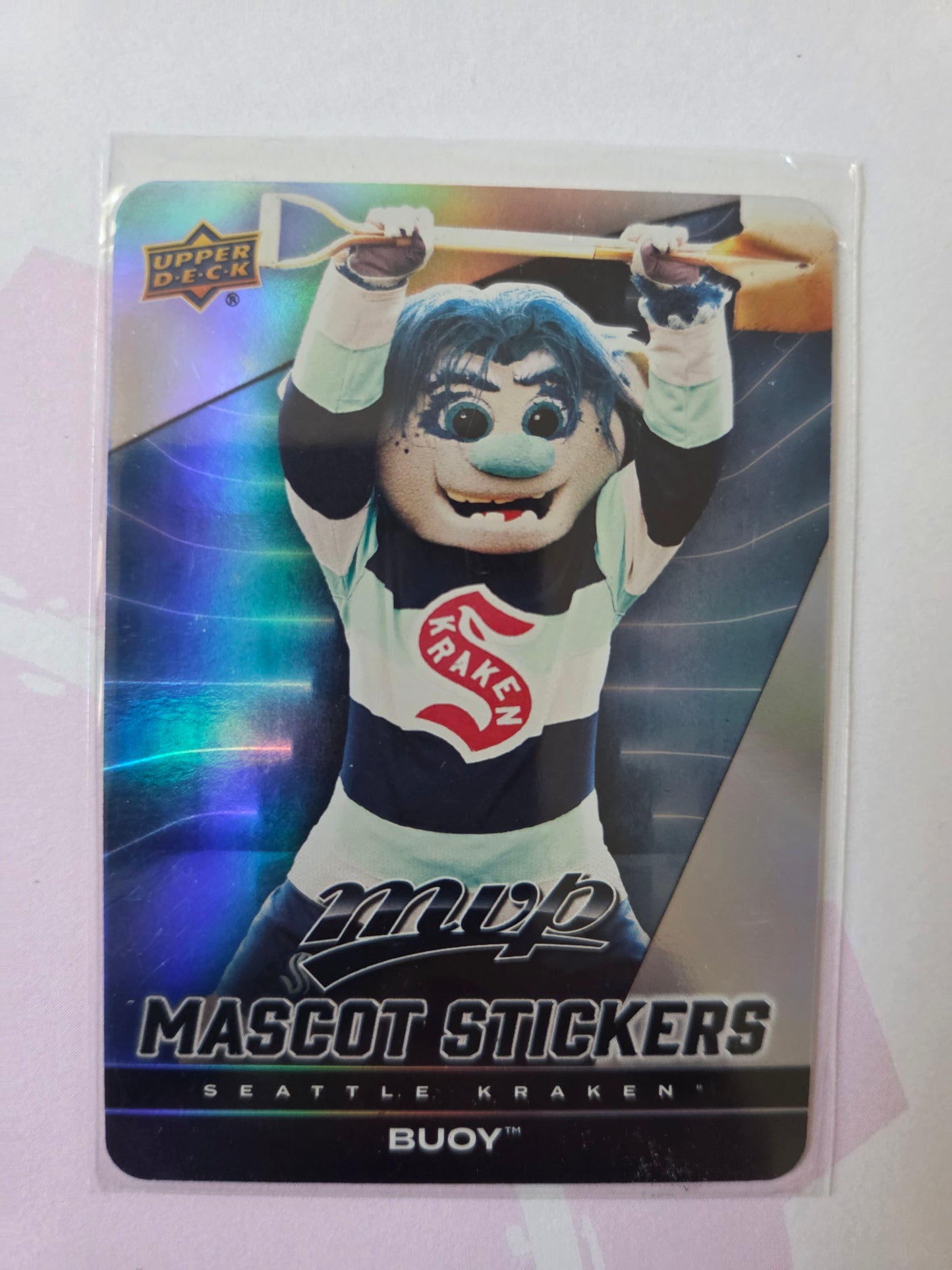 Buoy Upper Deck MVP Hockey Mascot Stickers [Seattle Kraken]