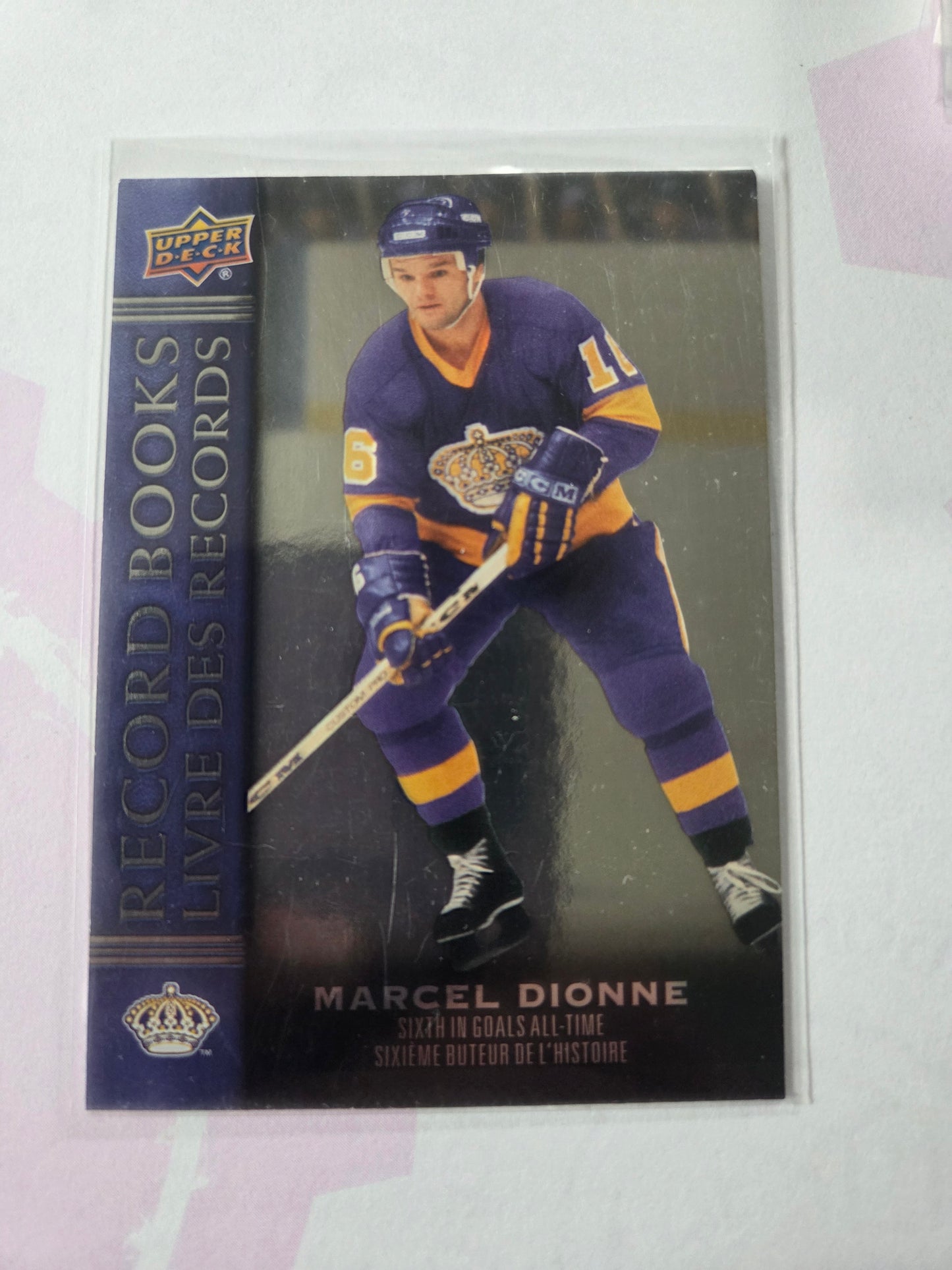 Marcel Dionne Upper Deck Record Books [Los Angeles Kings]