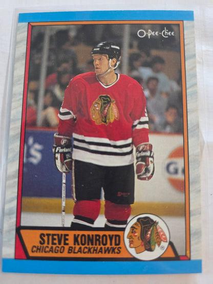 Steve Konroyd O-Pee-Chee Hockey #220 [Chicago Blackhawks]
