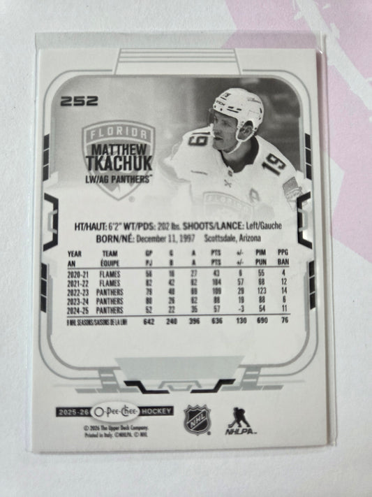 Matthew Tkachuk O-Pee-Chee Hockey #252 [Florida Panthers]