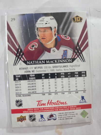 Nathan MacKinnon Upper Deck 10th Edition #29 [Colorado Avalanche]