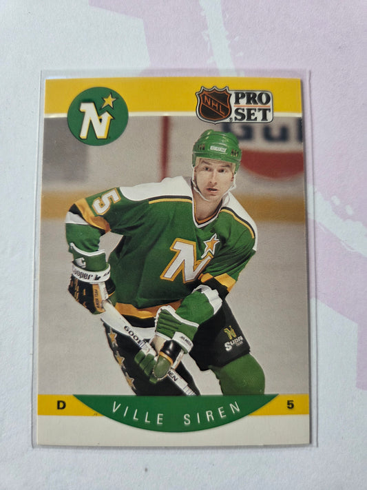 Ville Siren NHL Pro Set #144 [Minnesota North Stars]