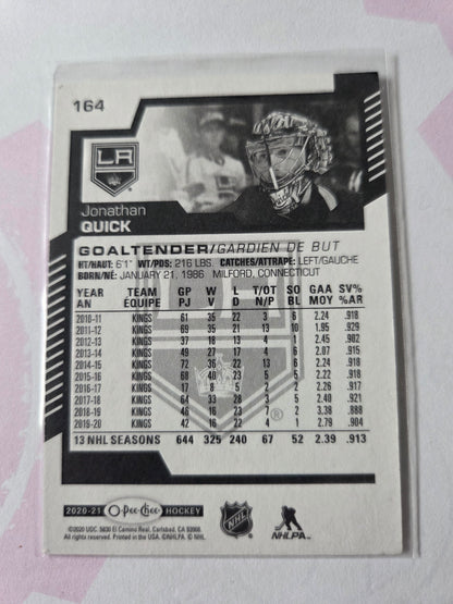 Jonathan Quick O-Pee-Chee Hockey #164 [Los Angeles Kings]