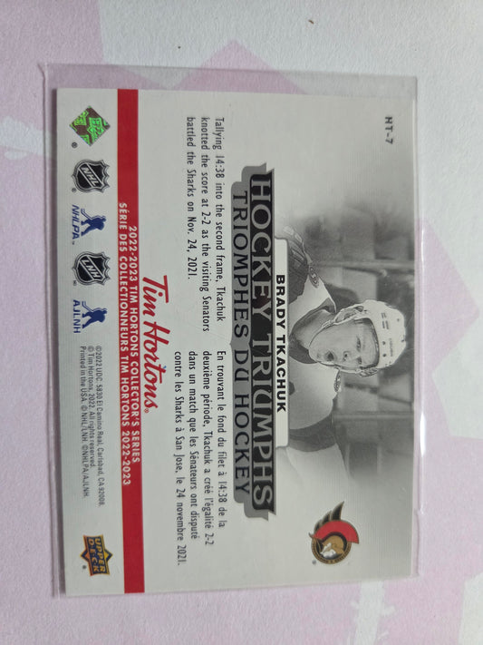 Brady Tkachuk Upper Deck Hockey Triumphs [Ottawa Senators]