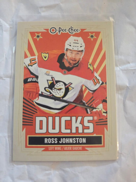 Ross Johnston O-Pee-Chee #426 [Anaheim Ducks]
