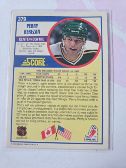 Perry Berezan NHL Score #379 [Minnesota North Stars]