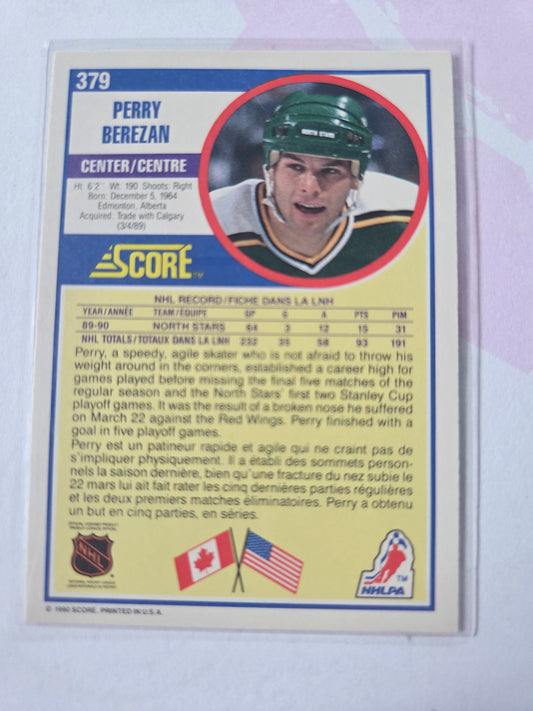 Perry Berezan NHL Score #379 [Minnesota North Stars]