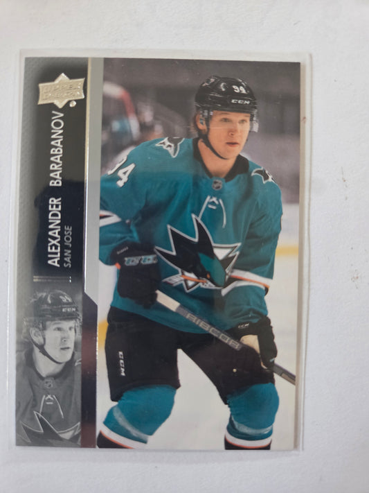 Alexander Barabanov Upper Deck Series 2 #392 [San Jose Sharks]