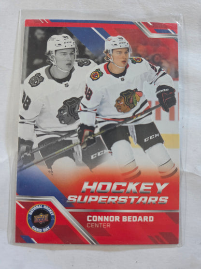 Connor Bedard 2025 Upper Deck National Hockey Card Day [Chicago Blackhawks]