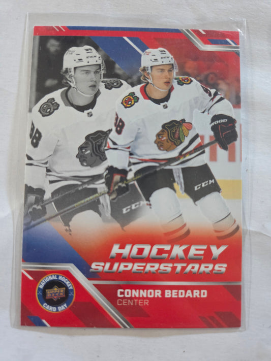 Connor Bedard 2025 Upper Deck National Hockey Card Day [Chicago Blackhawks]