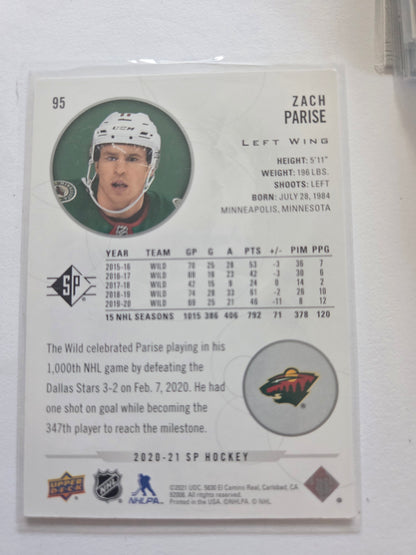 Zach Parise SP Hockey #95 [Minnesota Wild]