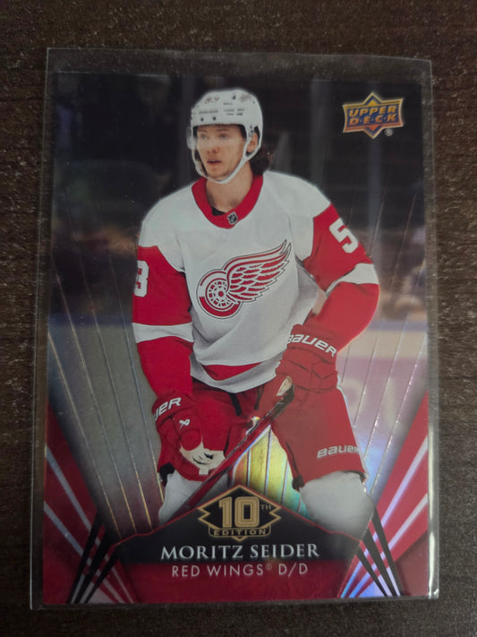 Moritz Seider Upper Deck 10th Edition #16 [Detroit Red Wings]