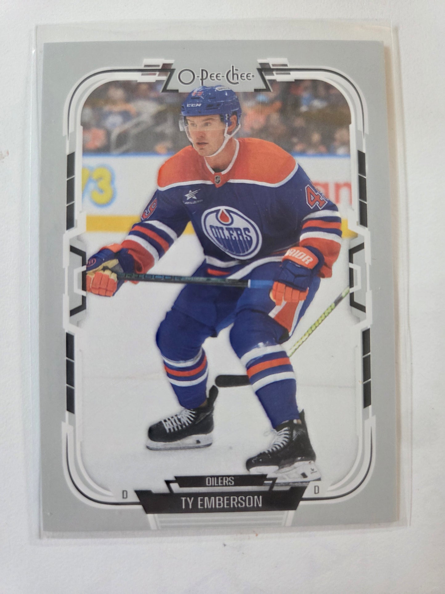 Ty Emberson O-Pee-Chee Hockey #297 [Edmonton Oilers]