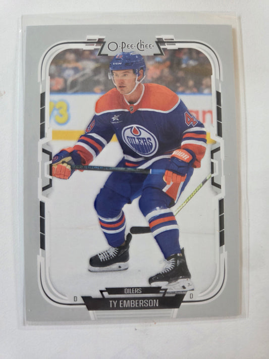 Ty Emberson O-Pee-Chee Hockey #297 [Edmonton Oilers]
