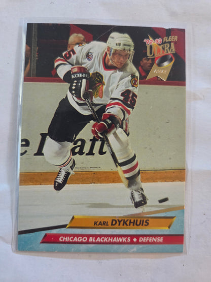 Karl Dykhuis 92-93 Fleer Ultra #274 [Chicago Blackhawks]