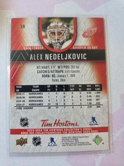Alex Nedeljkovic Upper Deck Tim Hortons #39 [Detroit Red Wings]
