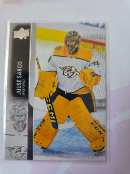 Juuse Saros Upper Deck Series 1 #105 [Nashville Predators]
