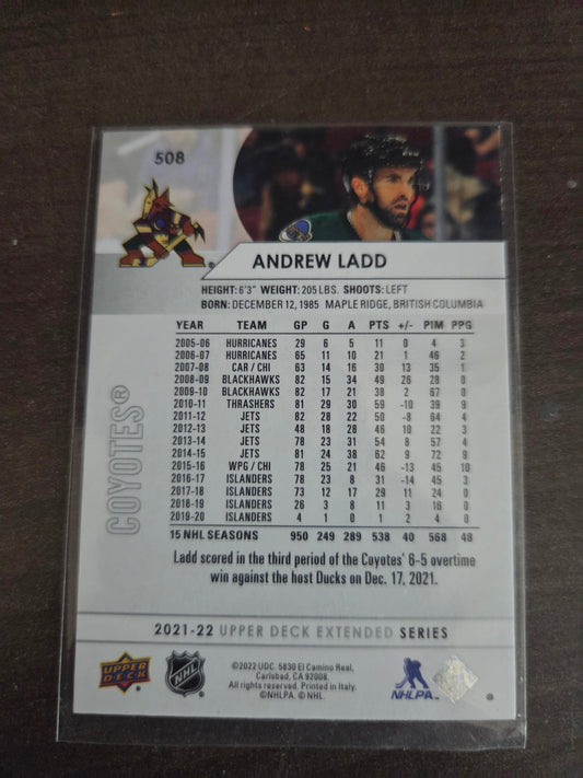 Andrew Ladd Upper Deck Extended Series #508 [Arizona Phoenix Coyotes]
