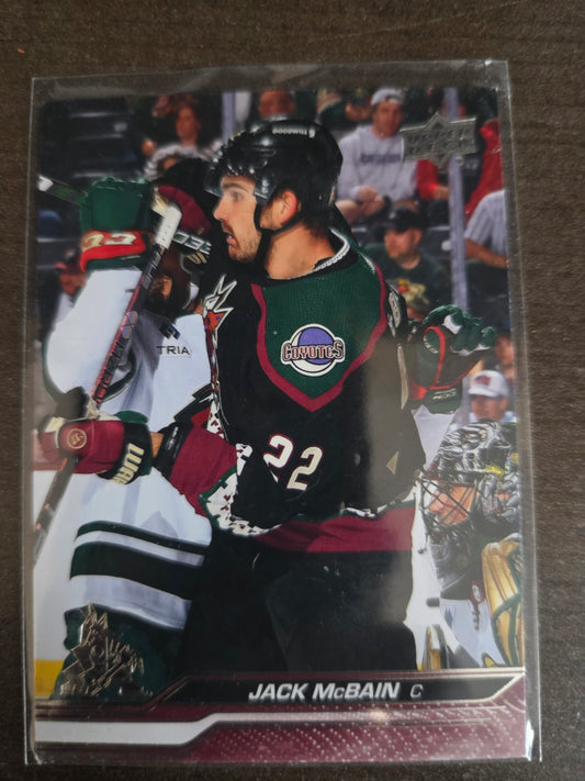 Jack McBain Upper Deck Series 1 #10 [Arizona Phoenix Coyotes]