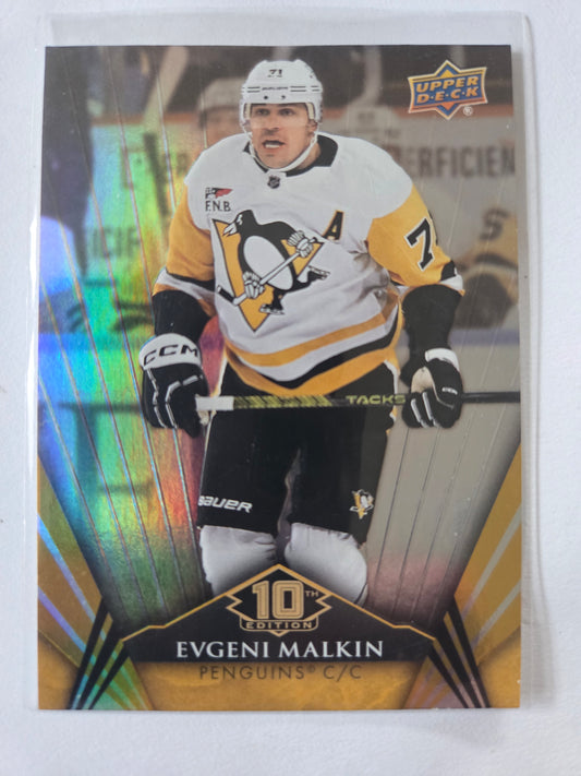 Evgeni Malkin Upper Deck 10th Edition #77 [Pittsburgh Penguins]