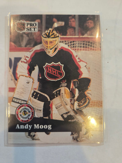 Andy Moog French Pro Set #299 [Boston Bruins]