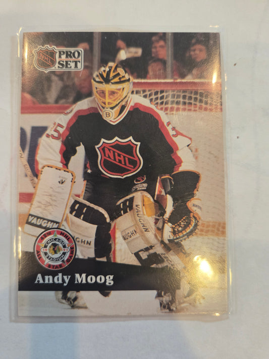 Andy Moog French Pro Set #299 [Boston Bruins]
