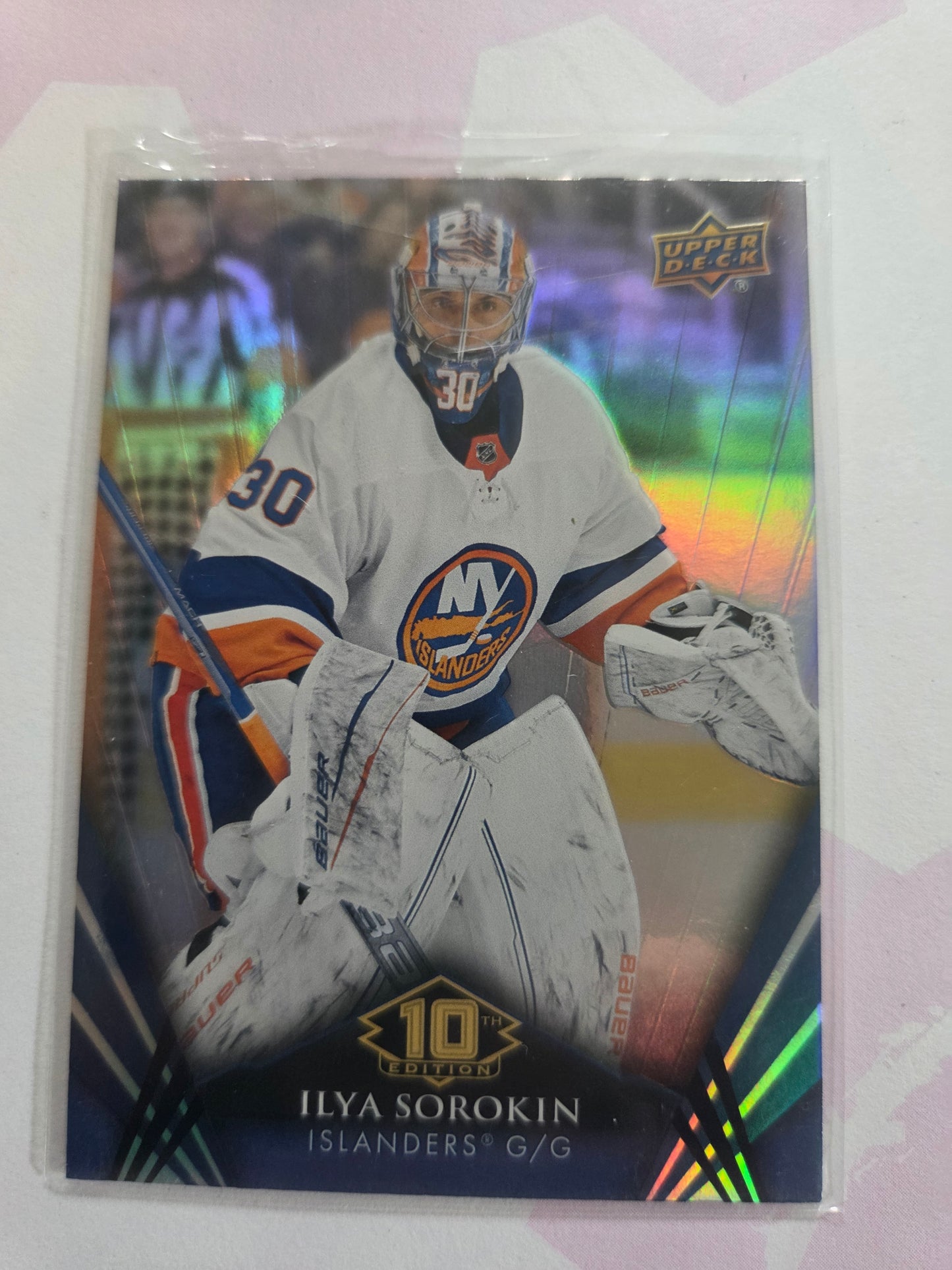 Ilya Sorokin Upper Deck 10th Edition #116 [New York Islanders]
