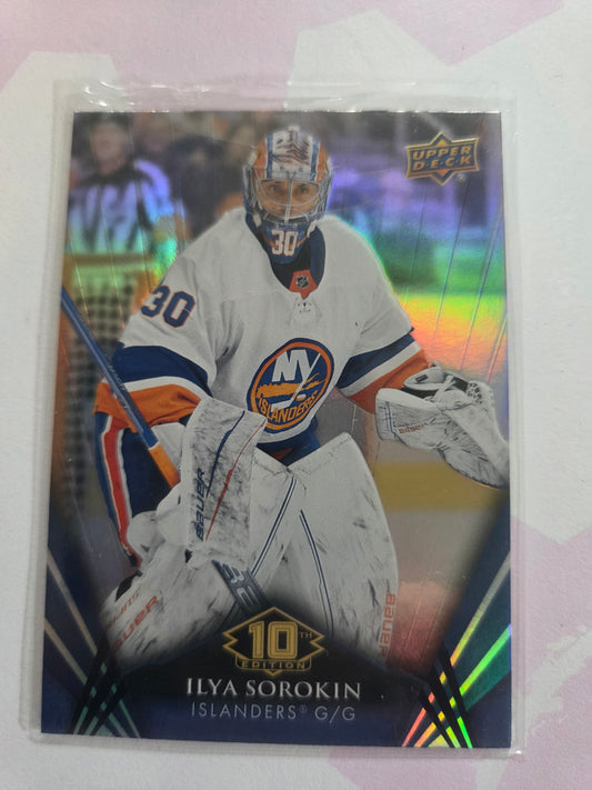 Ilya Sorokin Upper Deck 10th Edition #116 [New York Islanders]