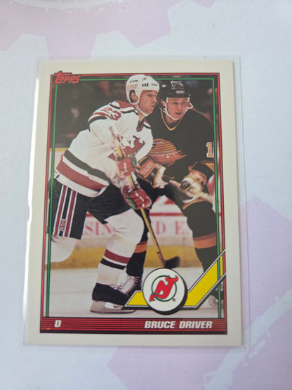 Bruce Driver NHL Topps #294 [New Jersey Devils]