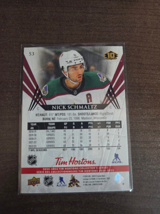 Nick Schmaltz Upper Deck 10th Edition #53 [Arizona Phoenix Coyotes]